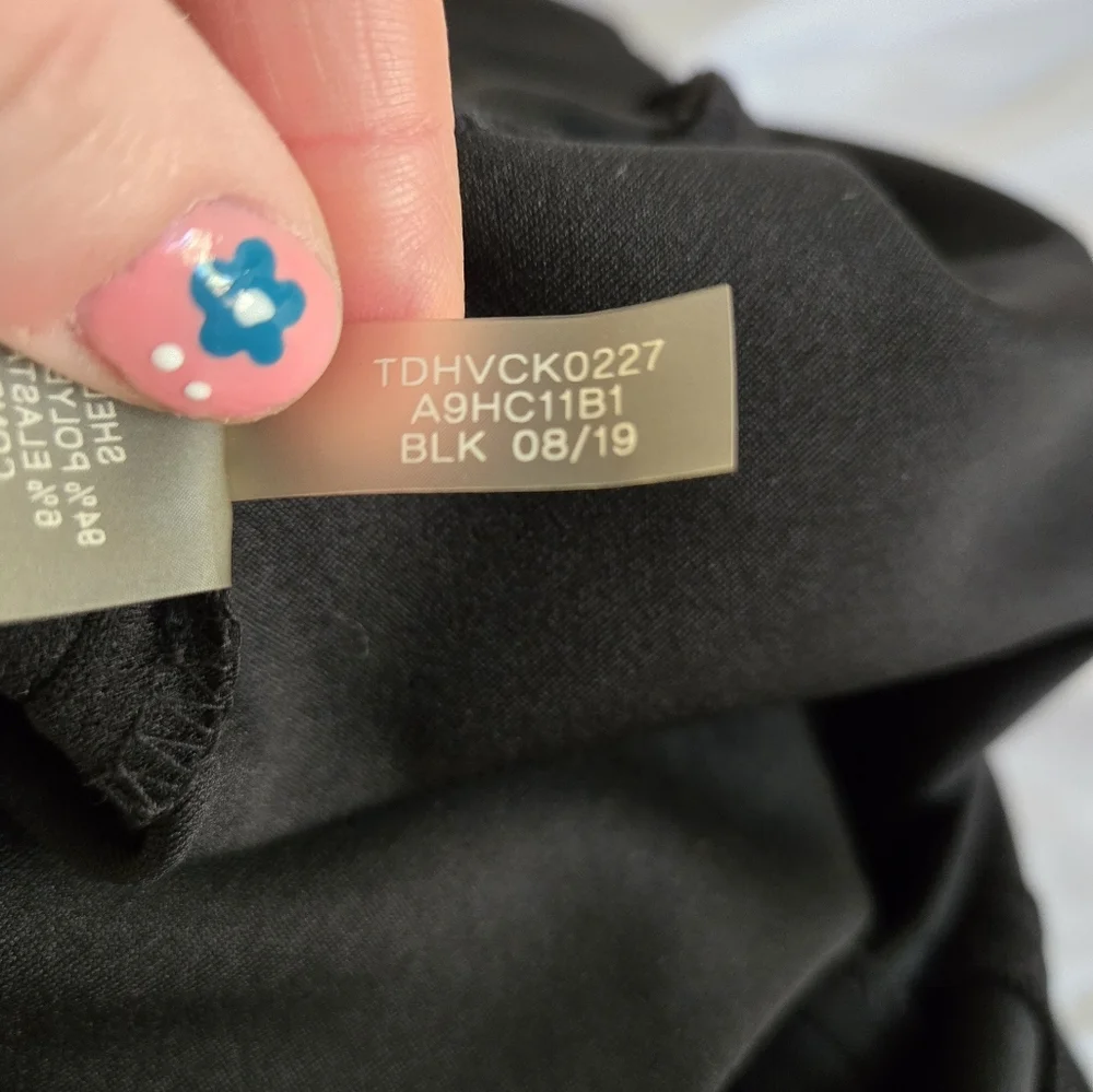 Tommy Hilfiger Black A-Line Dress with Neck Tie | Size 10 | NWT - Picture 9 of 10